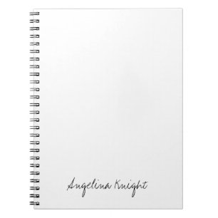 Carnet Écriture manuscrite élégante stylée tendance uniqu