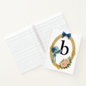 Carnet Écriture personnalisée de Régence initiale B (Intérieur)