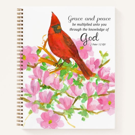 Carnet Écriture religieuse 2 Pierre Cardinal Magnolia Pri (Devant)