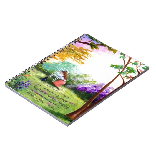 Carnet Écriture sainte chrétienne Creationarts de vers de (Côté gauche)