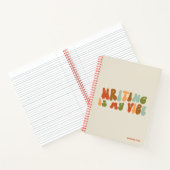 Carnet Écriture super Rétro Est Ma Vibe, Écrivain (Intérieur)