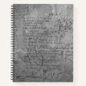 Carnet Ecriture sur le mur (Devant)