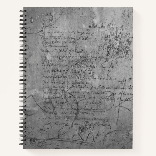 Carnet Ecriture sur le mur (Devant)