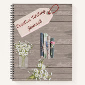 Carnet Écriture vintage  (Devant)