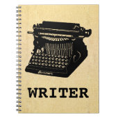 Carnet Écrivain d'antiquité (Devant)