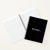 Carnet Écrivain noir (Intérieur)