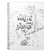 Carnet Écrivez votre intérieur dehors! Motivation des écr (Devant)