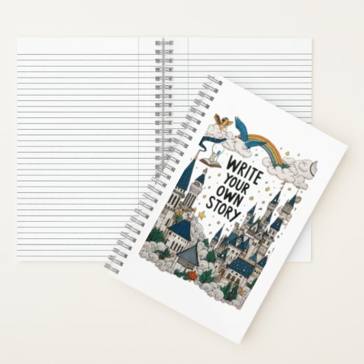 Carnet Écrivez votre propre histoire (À l'intérieur)