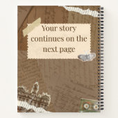 Carnet Écrivez votre propre histoire (Dos)