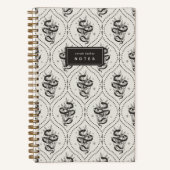 Carnet Ecru | Botanical Snake Personalized (Recto)