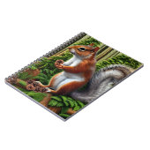 Carnet Écureuil Abstrait mignon aux Pinecones (Côté gauche)