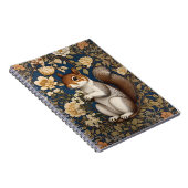 Carnet Écureuil Avec Fleurs Acacia William Morris (Côté Droit)