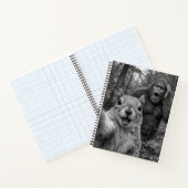 Carnet Écureuil Bigfoot Selfie Surpris (Intérieur)