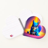 Carnet Écureuil Bleu Mangeant Un Fruit (Intérieur)