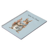 Carnet Écureuil Bleu Suivez Vos Rêves (Côté gauche)