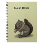 Carnet Écureuil de bébé (Devant)