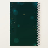 Carnet Écureuil de Noël Vintage, Snowflakes (Verso)