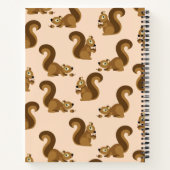 Carnet Écureuil Enfant Mignon de la Forêt (Dos)