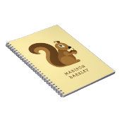 Carnet Écureuil Mignon Enfant de la Forêt (Côté Droit)