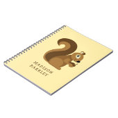 Carnet Écureuil Mignon Enfant de la Forêt (Côté gauche)