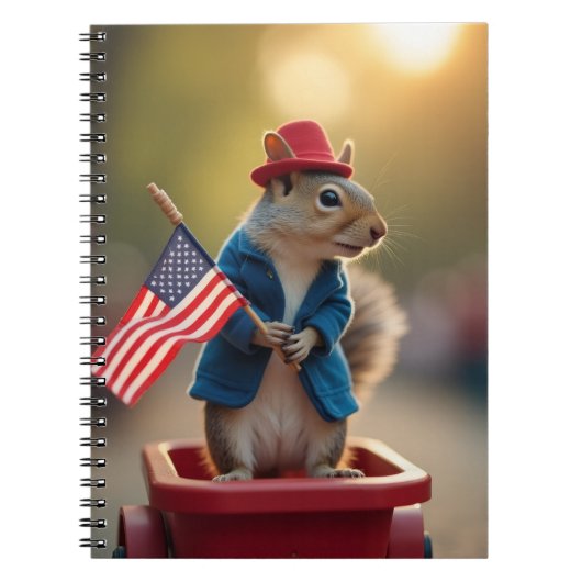 Carnet Écureuil patriotique (Devant)