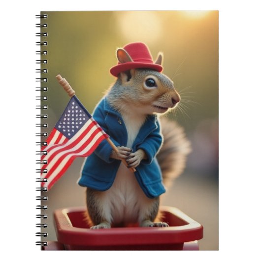 Carnet Écureuil patriotique (Devant)
