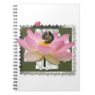 Carnet Écureuil pour bébé 3D encadré et adorable sur la f