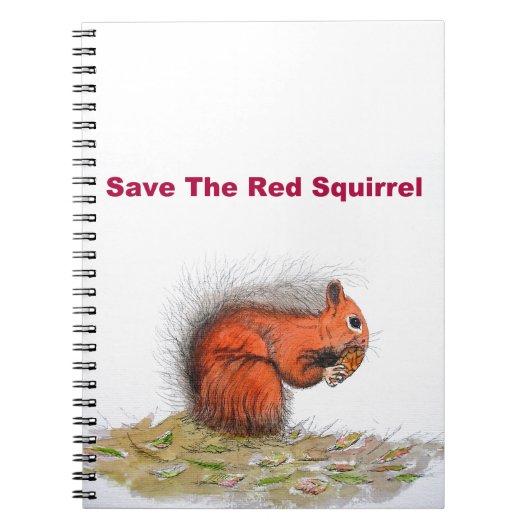 Carnet Écureuil rouge (Devant)