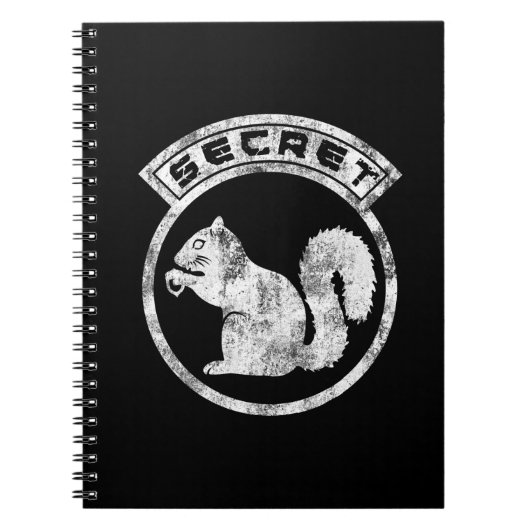 Carnet Écureuil Secret - Distressé - Type 2 (Devant)