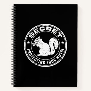 Carnet Écureuil Secret "Protégez vos noix"