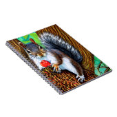 Carnet Écureuil sur l'arbre avec fruit-47566 (Côté Droit)