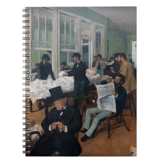 Carnet Edgar Degas - Bureau de coton à La Nouvelle-Orléan (Devant)