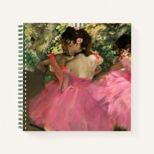 Carnet Edgar Degas - Danseurs en rose (Devant)
