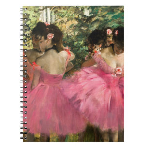 Carnet Edgar Degas - Danseuses en rose