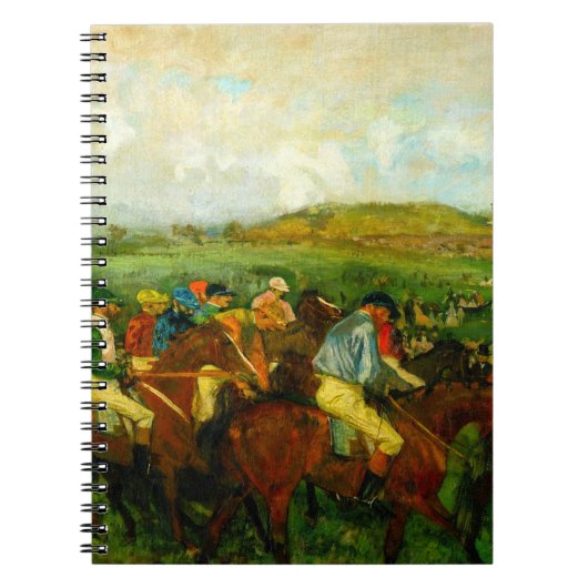 Carnet Edgar Degas Équitation (Devant)