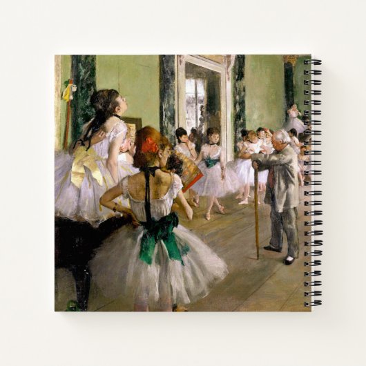Carnet Edgar Degas La Classe Danse (Dos)