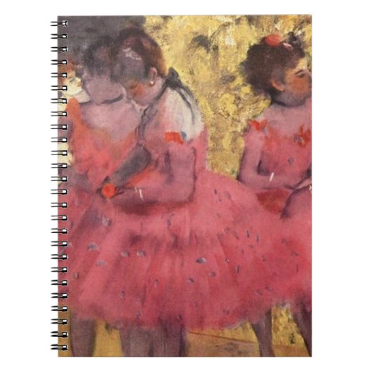Carnet Edgar Degas Les Danseurs Roses (Devant)