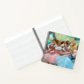 Carnet Edgar Degas - Quatre Ballerinas sur scène (Intérieur)