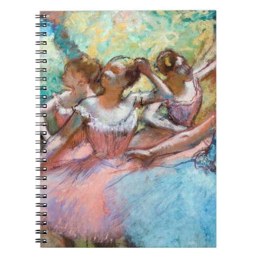 Carnet Edgar Degas - Quatre Ballerinas sur scène (Devant)
