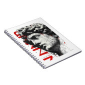 Carnet Edgy David Bust Modern Street Art (Côté Droit)