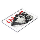 Carnet Edgy David Bust Modern Street Art (Côté gauche)