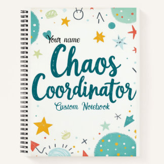 Carnet Editable Chaos Organizer School
