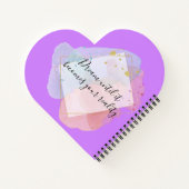 Carnet Editable Pastel Splash  cute Custom Photo Frame  (Dos)