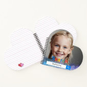 Carnet Editable Photo blue grey  glitter Google  (Intérieur)