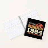 Carnet  Édition limitée Vintage 1984 42e anniversaire (Intérieur)