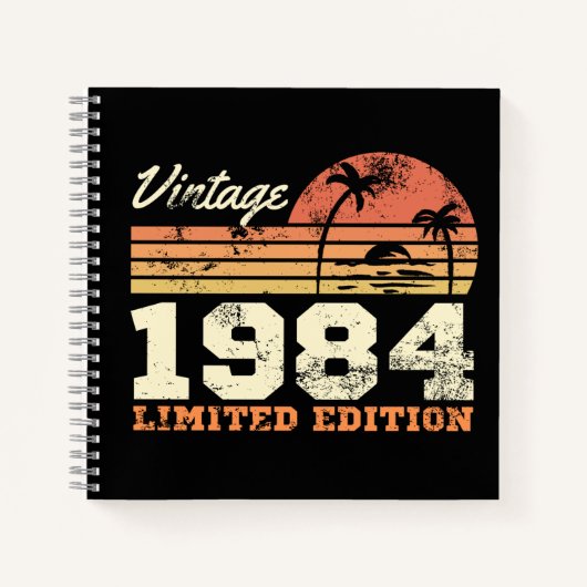 Carnet  Édition limitée Vintage 1984 42e anniversaire (Devant)