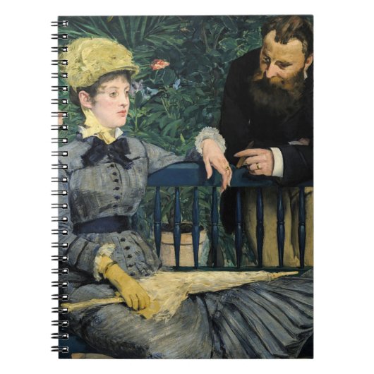Carnet Edouard Manet - Dans la serre (Devant)