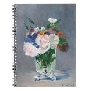Carnet Edouard Manet - Fleurs dans un Vase de Cristal