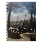 Carnet Edouard Manet - Le Port de Boulogne au clair de lu (Devant)
