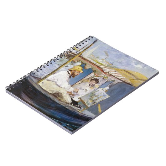 Carnet Edouard Manet - Monet dans son Studio Boat (Côté gauche)